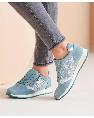 Amortyl Print Detail Trainers