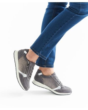 Amortyl Print Detail Trainers