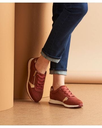 Amortyl Print Detail Trainers