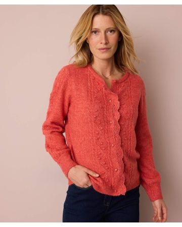 Toasty Thermal Pointelle Cardigan
