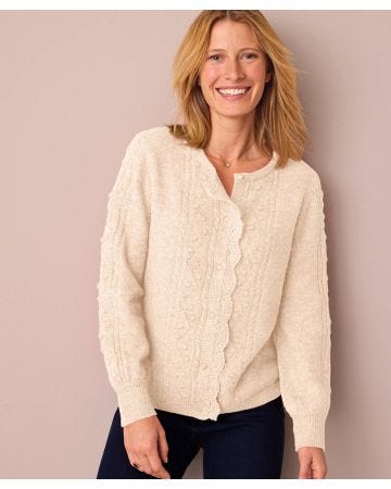 Toasty Thermal Pointelle Cardigan