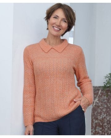Collared Cable Jumper
