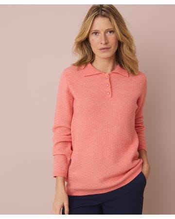 Skin Soft Collared Jumper