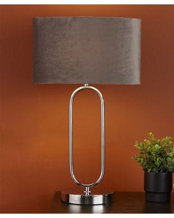 Chrome Table Lamp