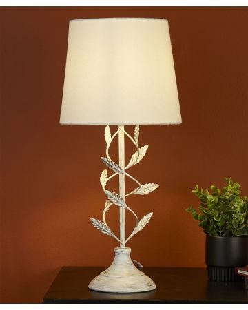 Metal Leaf Table Lamp