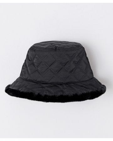 Quilted-look Bucket Hat