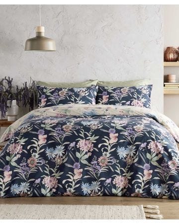 Sherry Floral Cotton Blend Duvet Set