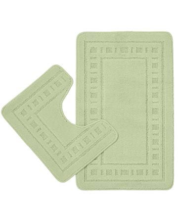 Armoni Non-Slip Pedestal & Bath Mat Set  
