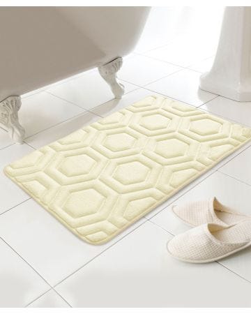 Geo Memory Foam Bath Mat