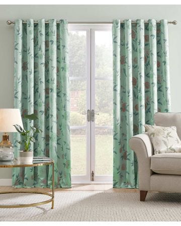 Dahlia Thermal Blackout Eyelet Curtains