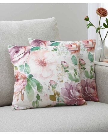Pack of 2 Floral Cushion Covers