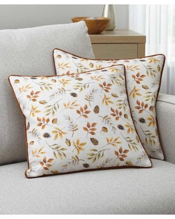 Pack of 2 Autumn Cushion Covers