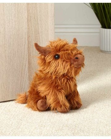 Highland Cow Doorstop 