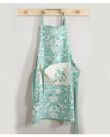 Bird Print Apron