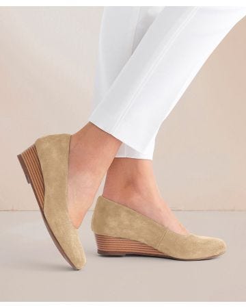 Wedge Court Shoe 