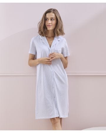 Jersey Button Through Nightdress 