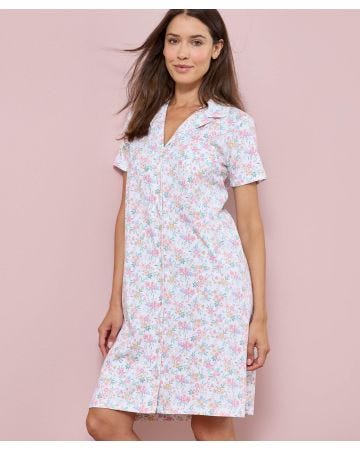 Jersey Button Through Nightdress 