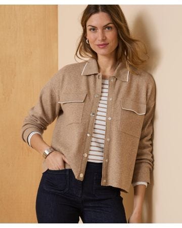 Thermolactyl Button Detail Cardigan