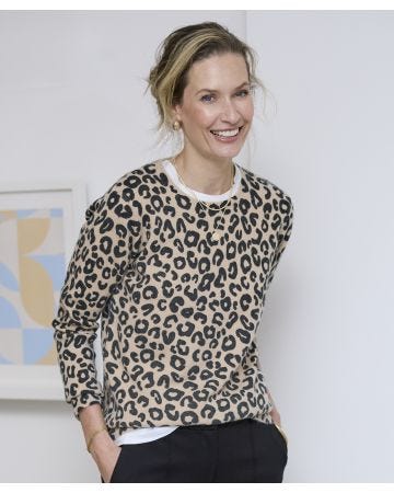 Animal Print Jumper