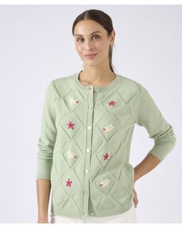 Embroidered Cardigan 