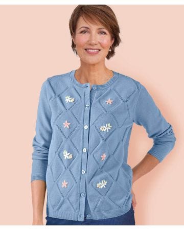 Embroidered Cardigan 