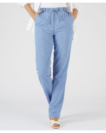 Pull-on Cotton Trousers