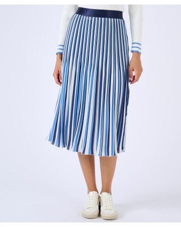 Printed Pleated Skirt 