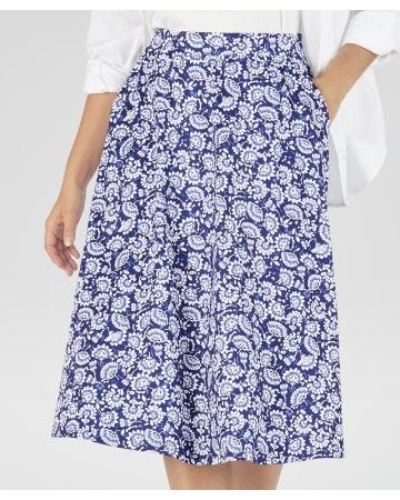 Print Jersey Skirt