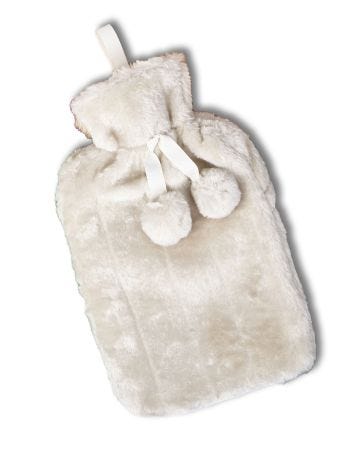 Hot Water Bottle & Faux Fur Cover