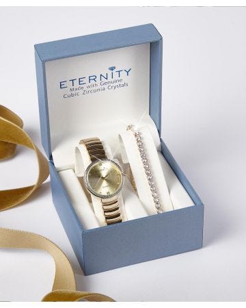 Eternity Watch & Bracelet Set