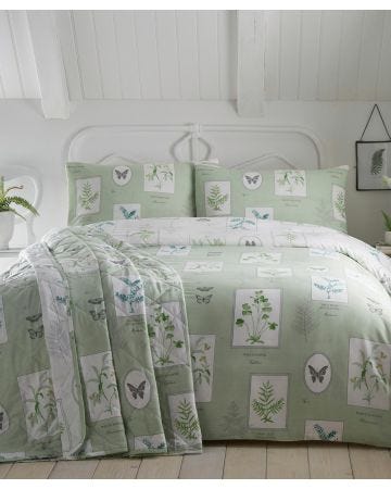 Floral Garden Cotton Blend Duvet Set