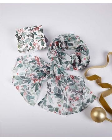 Berry Print Scarf