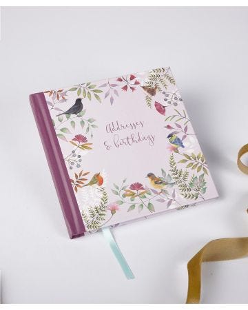 Vintage Garden Address & Birthday Book