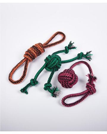 Set 3 rope dog toys