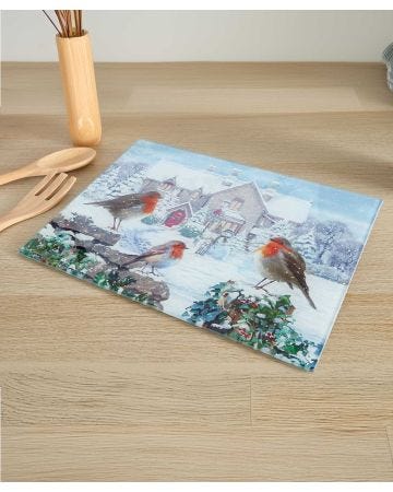 Robin Glass Chopping Board