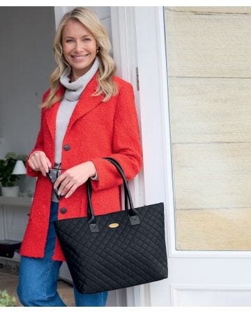 Quilted Shopper Bag