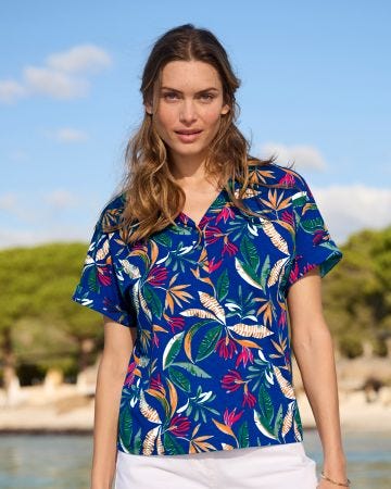 Climatyl Button Placket Top 