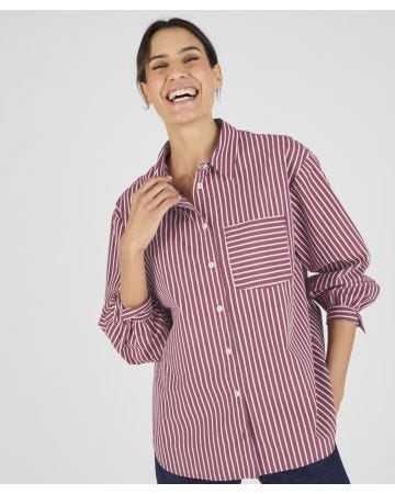 Stripe Over Shirt 