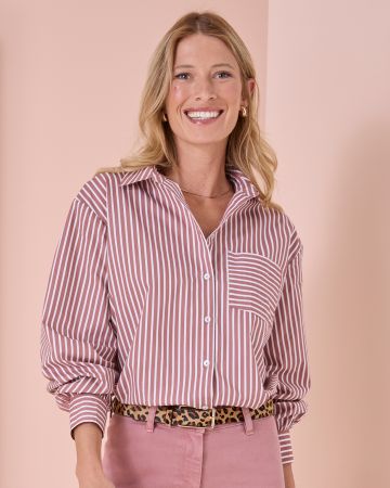 Stripe Over Shirt 