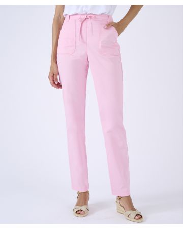 Cotton Rich Pull-on Trousers 