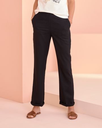 Linen Rich Trousers 