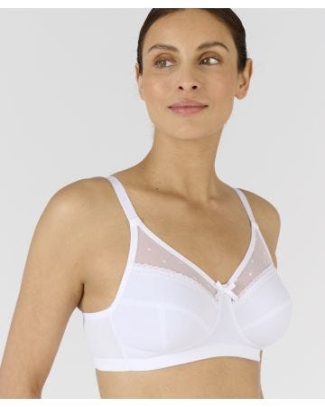 Non-wired Mesh Detail Bra