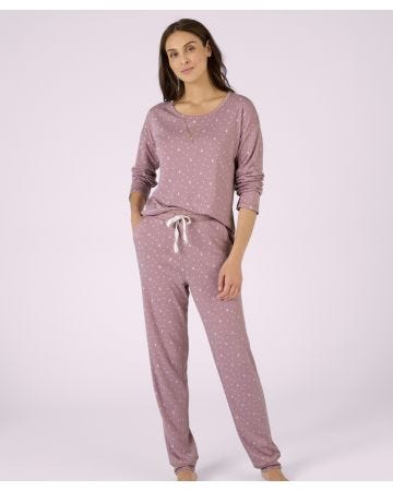Thermolactyl Moon and Star Print Pyjamas