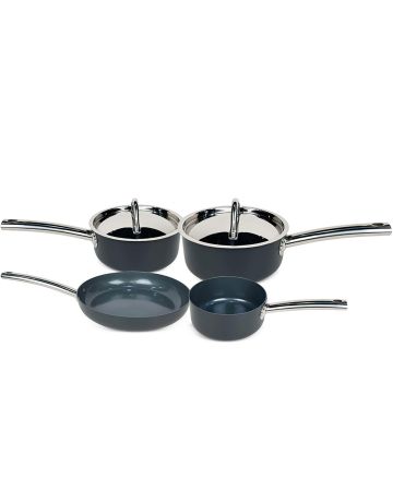 Set of 4 Ceramic Cookware set