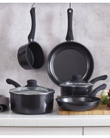 Set of 5 Carbon steel Cookware set