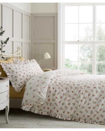 Frill Ditsy Floral Duvet Set