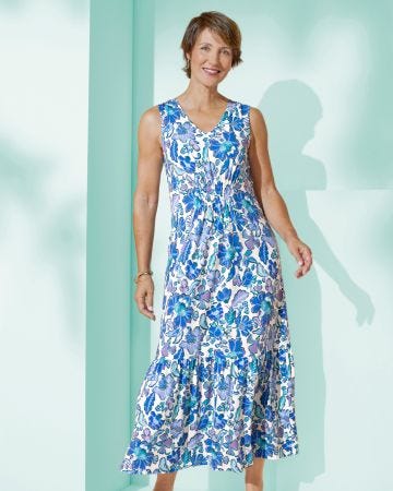Climatyl Printed Jersey Dress 