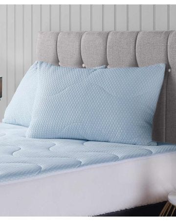 Pack of 2 Cooldown Quilted Pillow Protector