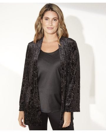 First Avenue Devore Floral Cover Up