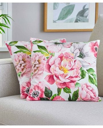 Pack of 2 Floral Cushion Covers